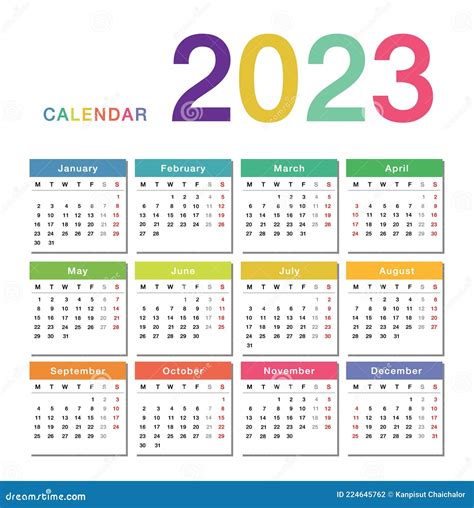 2023的日曆
